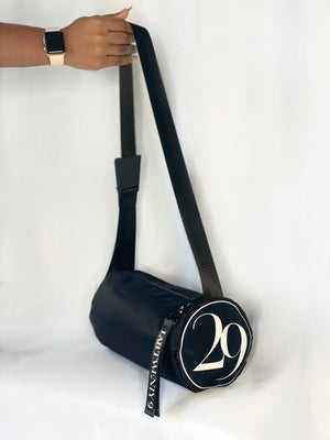 cute activewear accessories - small gym bag by black owned woman owned activewear company